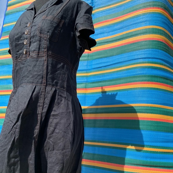 Talbots Black Denim Dress - Picture 2 of 7